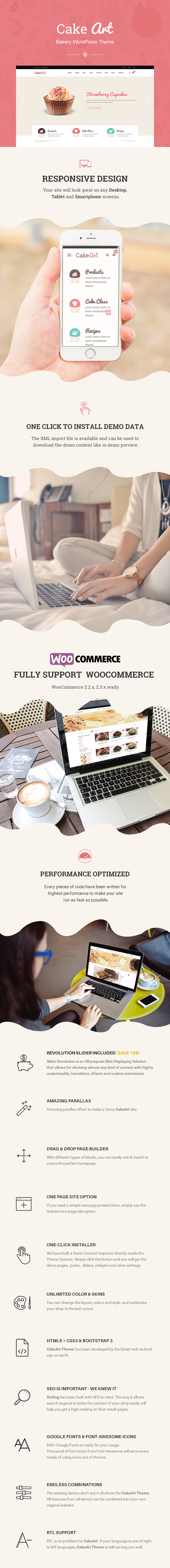 Cake WordPress Theme