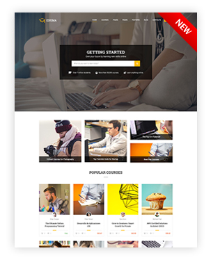 Courses Hub WordPress Theme - Education WP