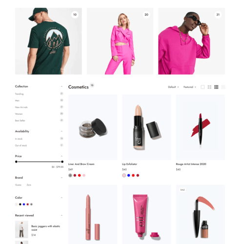 Collections 3 Column