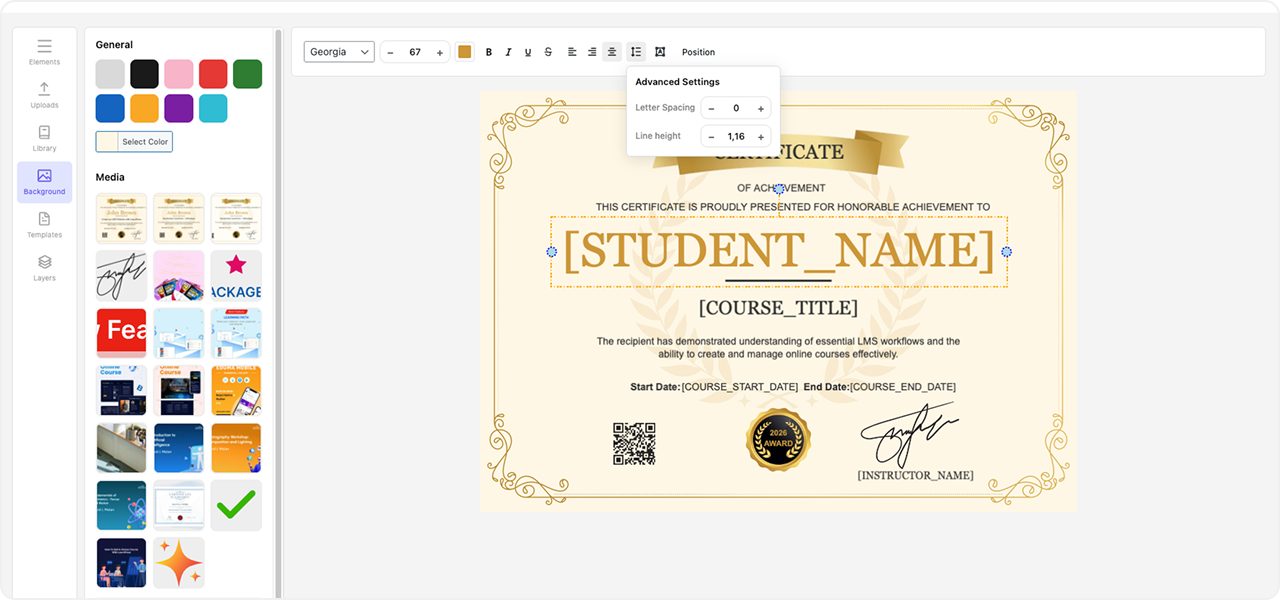 Certificates Add-on for LearnPress 24 cert 7