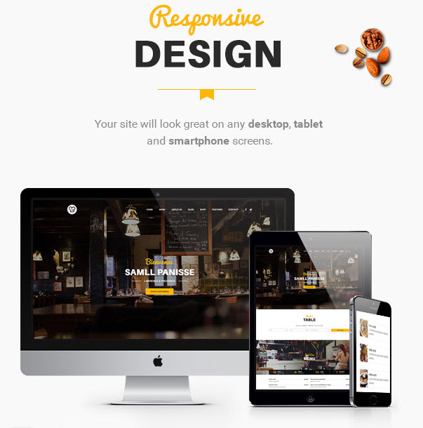 Mobile-Friendly WordPress Theme for Restaurant - Resca