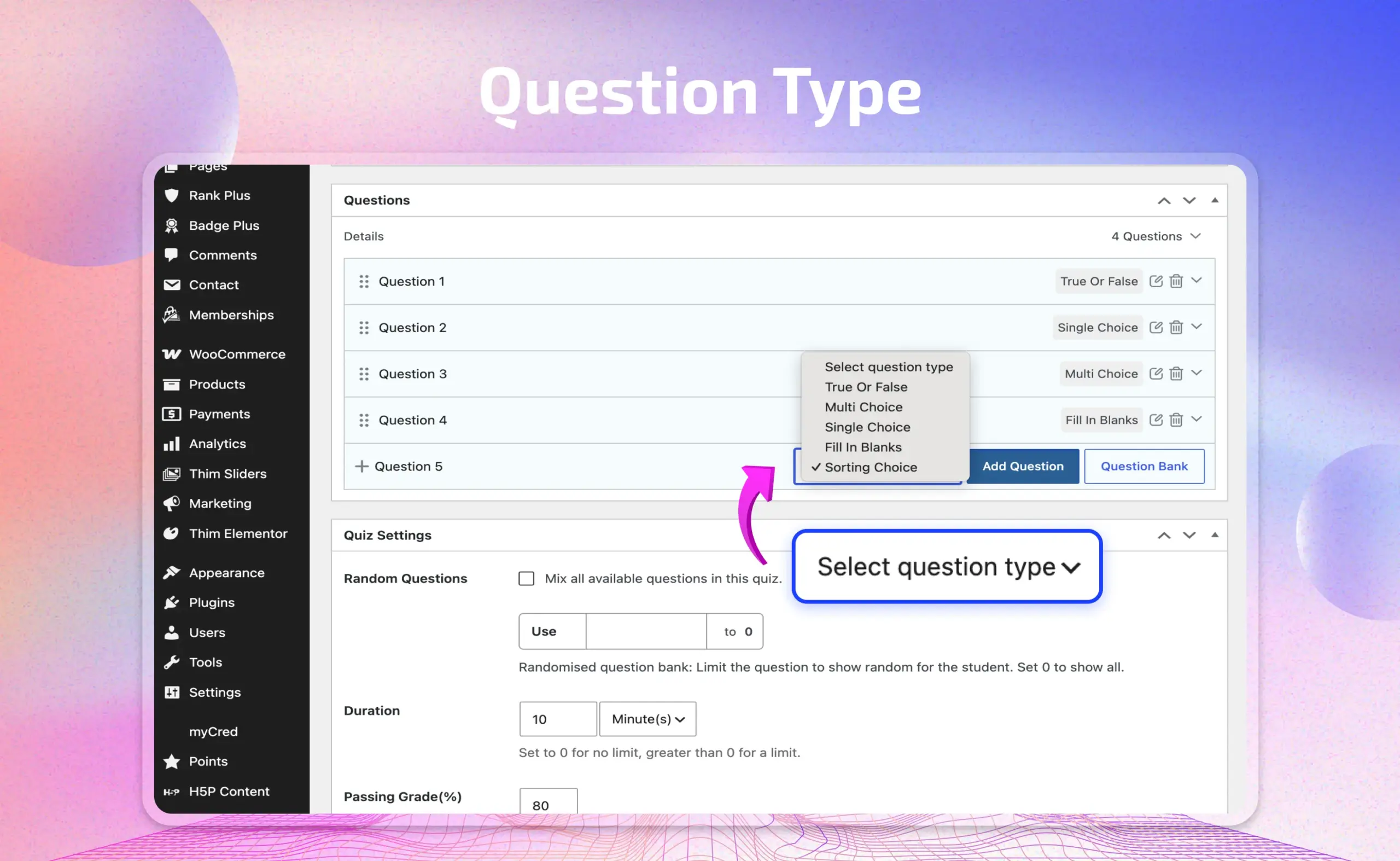 Sorting Choice Add-on for LearnPress 4 Question Type scaled