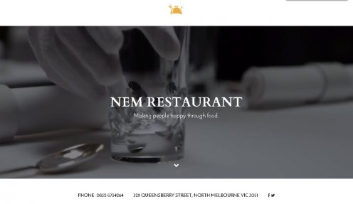 nem wordpress restaurant theme feature image