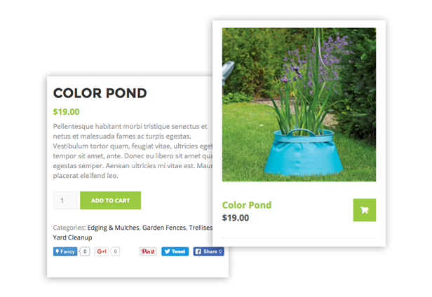 Woocomerce Support Landscaping WordPress theme