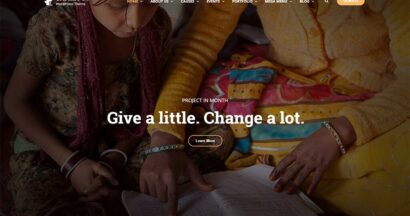 charity ngo nonprofit wordpress theme