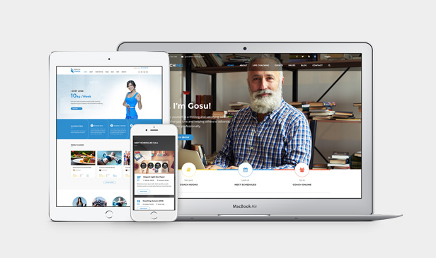 coaching wordpress theme full responsive