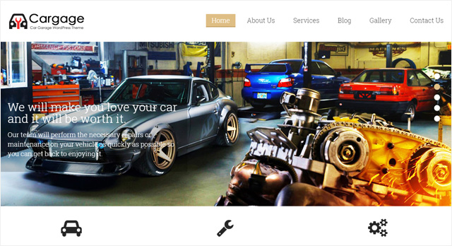 cargage- Best Automotive WordPress Themes