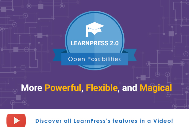 LearnPress 2.0 - More Powerful, Flexible, and Magical