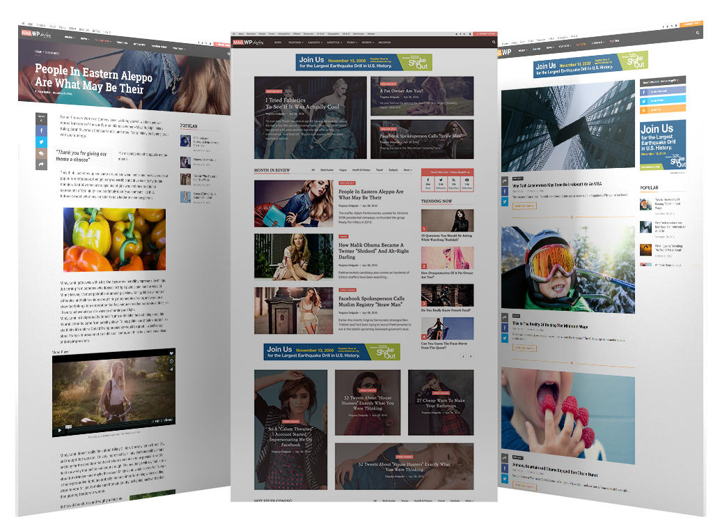 magazine wordpress theme