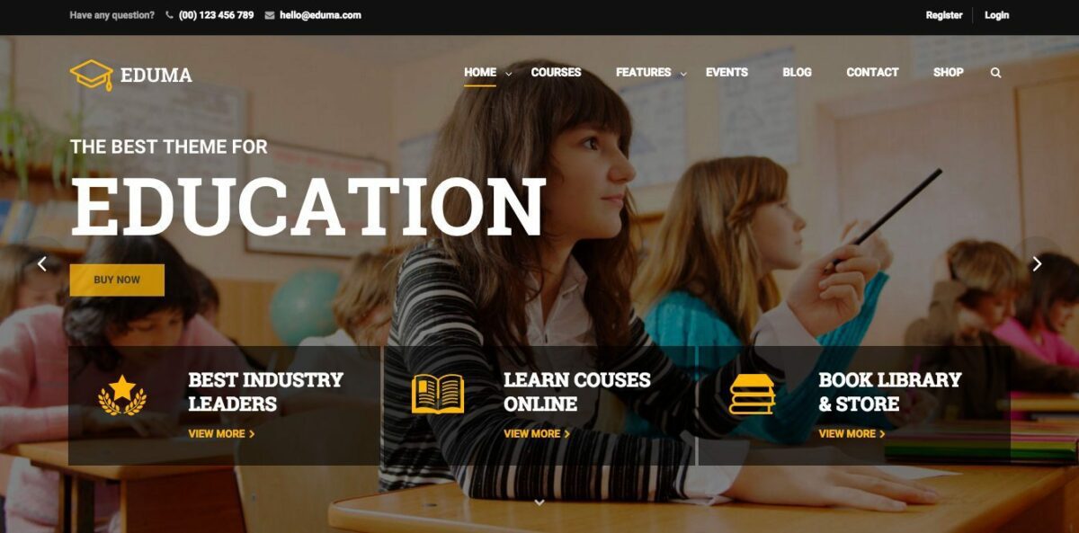 Eduma Education WordPress Theme