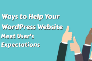 9 ways to help your wordpress website meet user's expectations