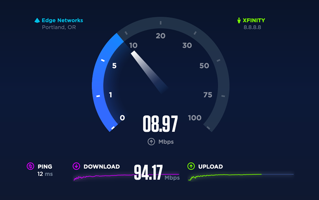 test download speed