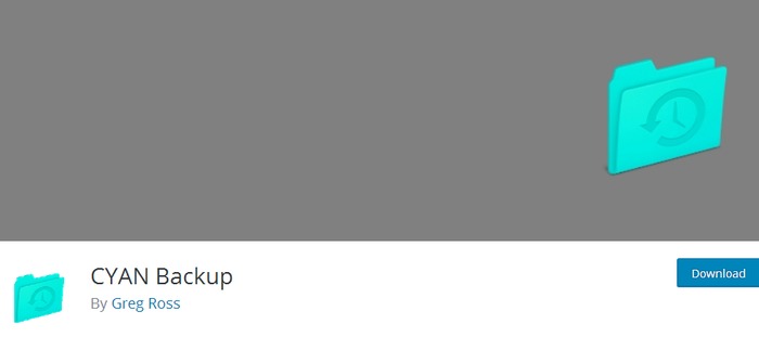 cyan backup - Free Backup Plugins