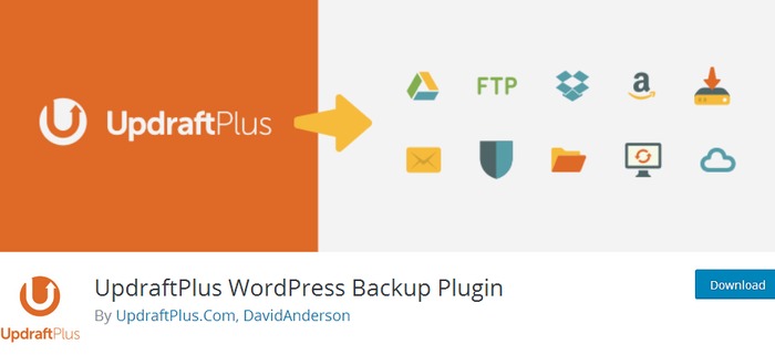 updraftplus - Free Backup Plugins