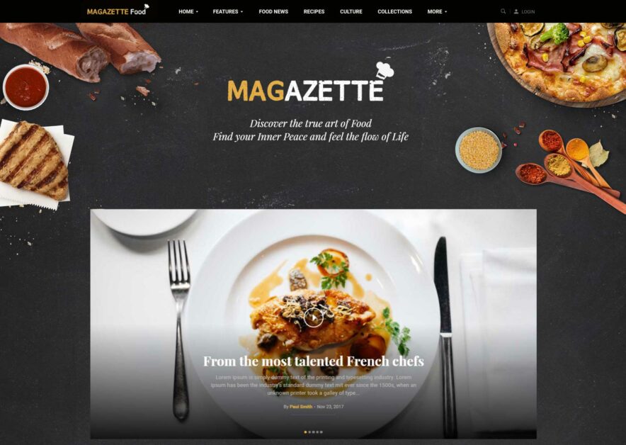 Magazette - WordPress themes for food