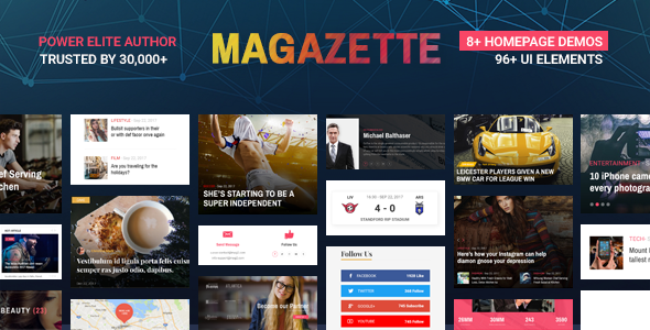 Magazette - News & Magazine WordPress Theme 1 Magazette - News & Magazine WordPress Theme