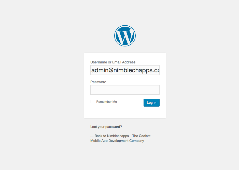 Solution for lost WordPress sites admin email and password