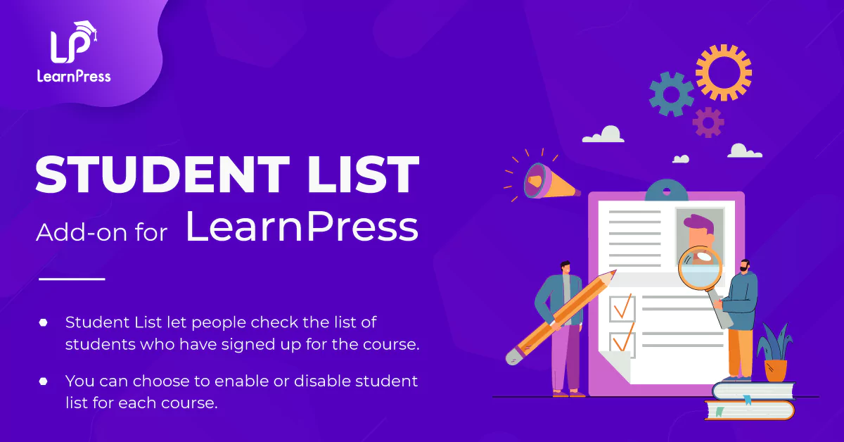 Student List for LearnPress