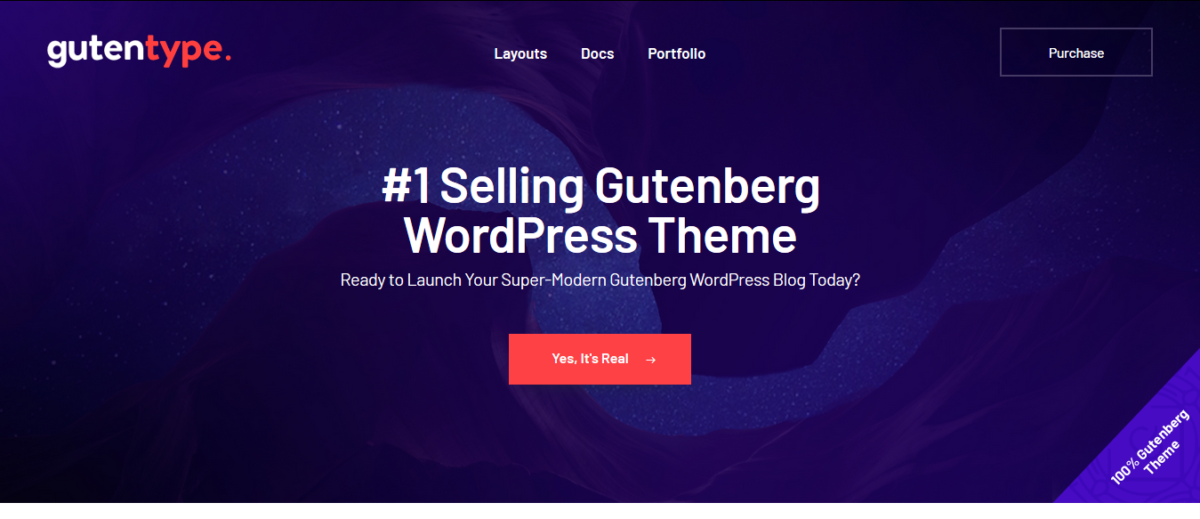  Gutentype | 100% Gutenberg WordPress Theme for Modern Blog 