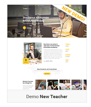 Instructor - education WordPress Theme
