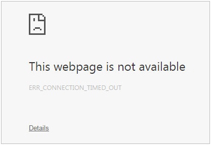 website not found