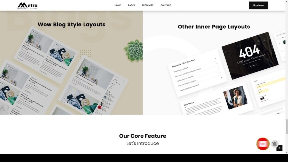 metro wordpress ecommerce theme