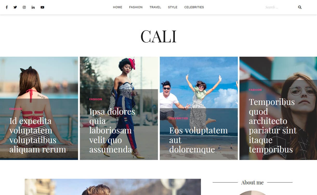 cali wordpress theme