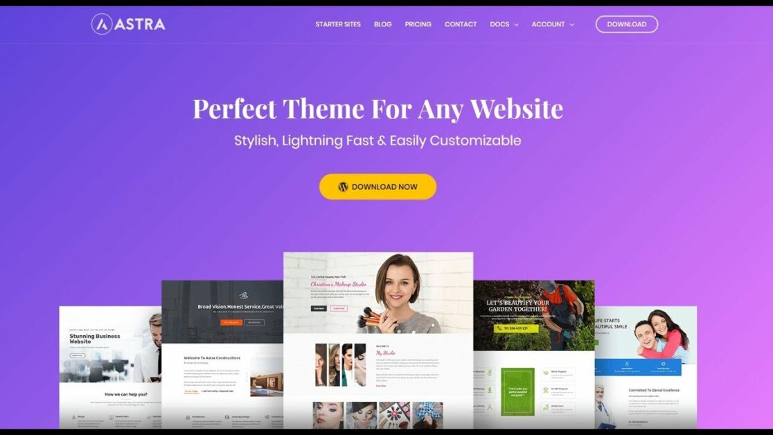 astra woocommerc wordpress theme