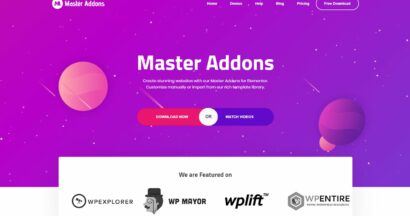 master add-ons for elementor