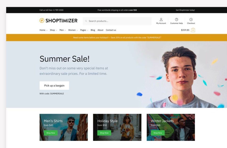 shoptimizer wordpress themes