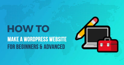 create websites using wordpress themes