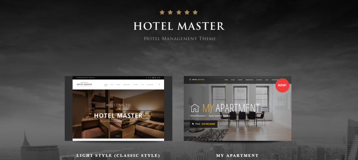 Hotel Master WordPress theme