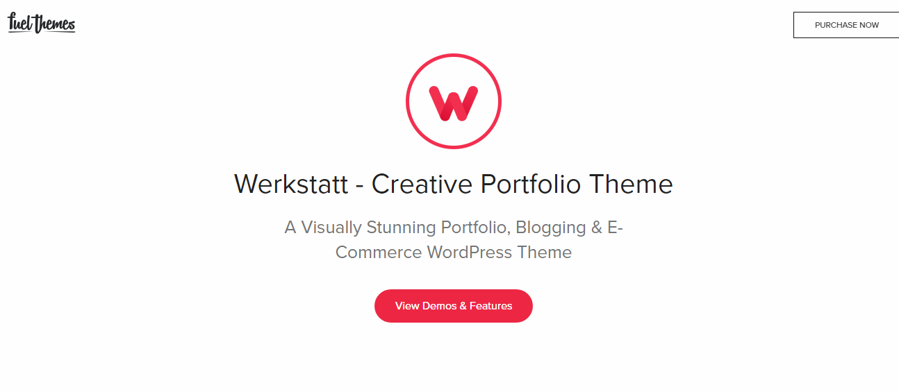 Portfolio WordPress Themes: Werkstatt
