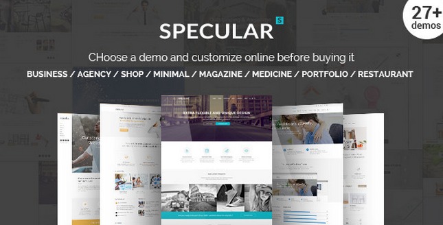 Best WordPress Themes: Specular