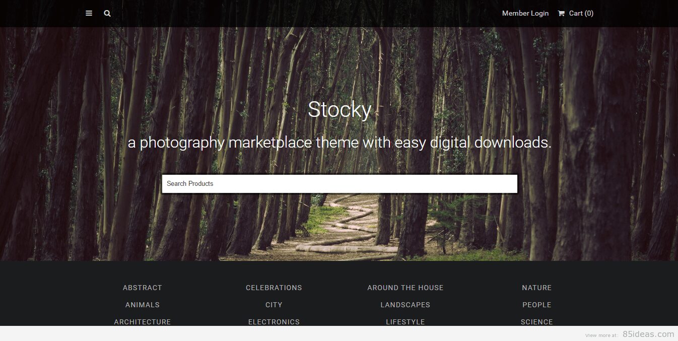 WordPress WooCommerce Theme: Stocky WordPress Theme