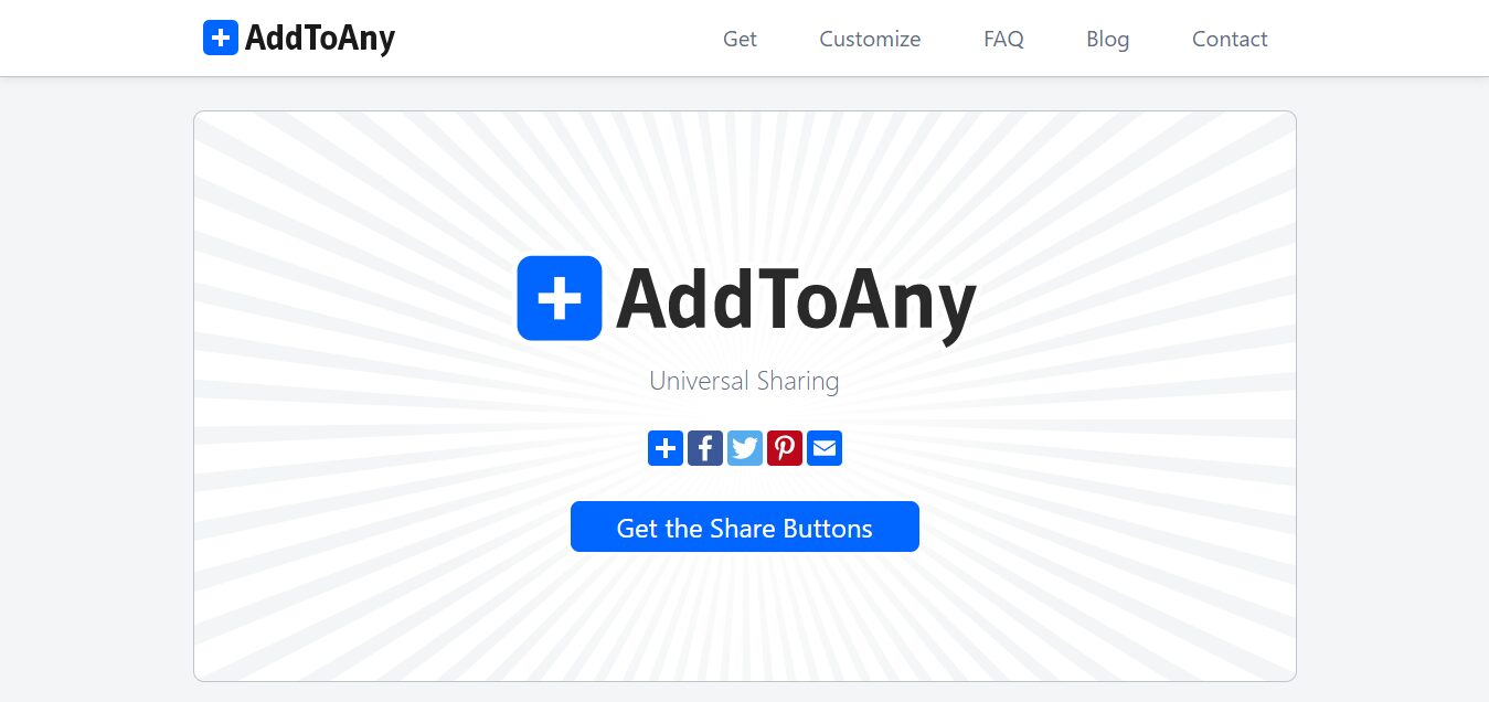 addtoany sharing plugin