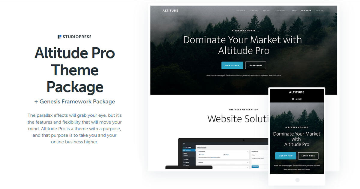 altitude wordpress theme