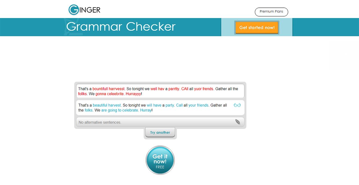 ginger grammar checker - Grammar Checking Tools