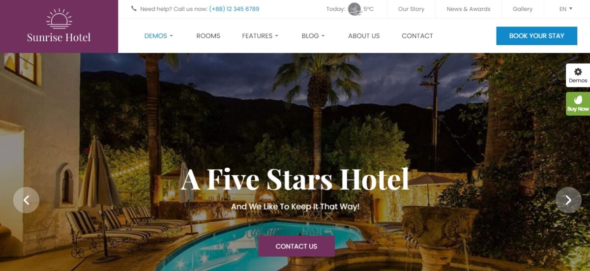 LuxStay - A Beautiful one in Thousand Hotel Booking Themes