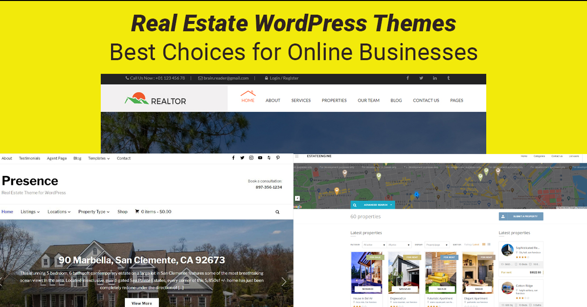 22 Best Real Estate WordPress Themes for Realtors in 2021