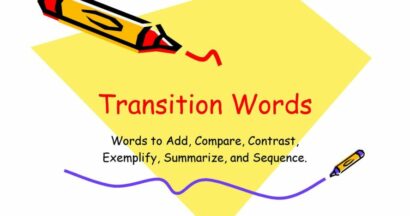 transition words