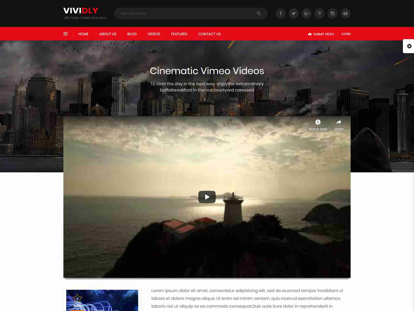 Vividly WP Blog Themes