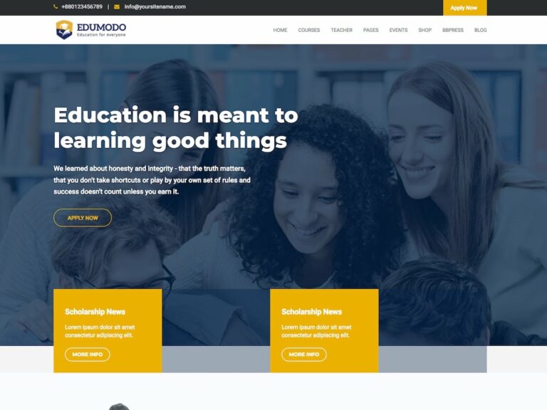 8+ Best Education Elearning & LMS WordPress Themes 2026