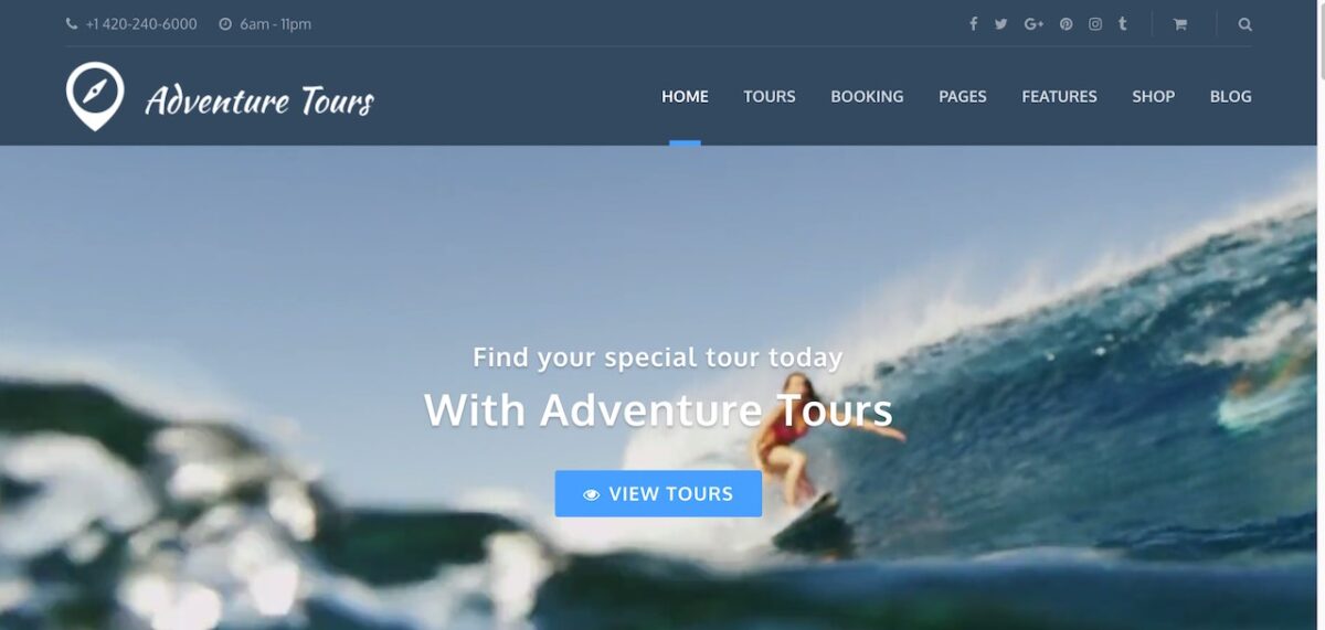 adventure tours wordpress tourtravel