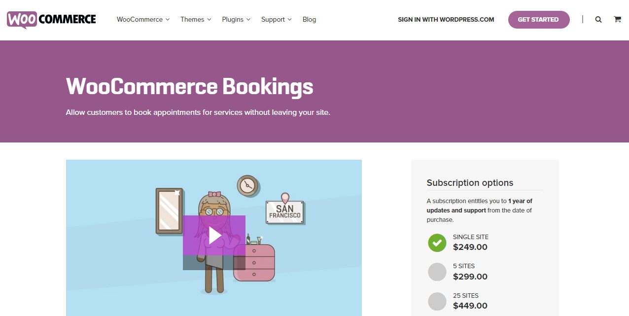 WooCommerce Bookings