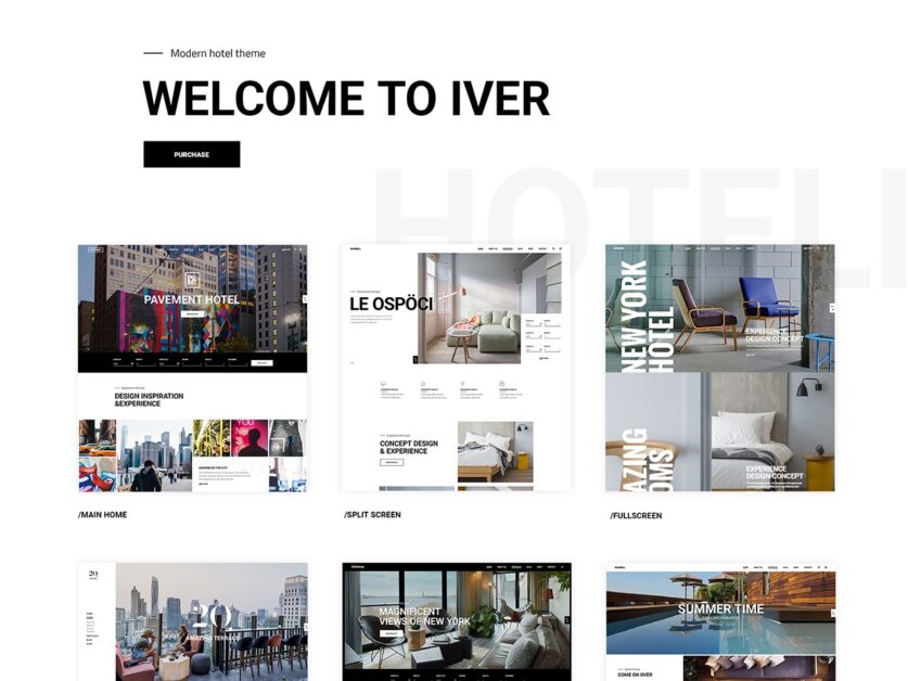 iver best hotel wordpress theme