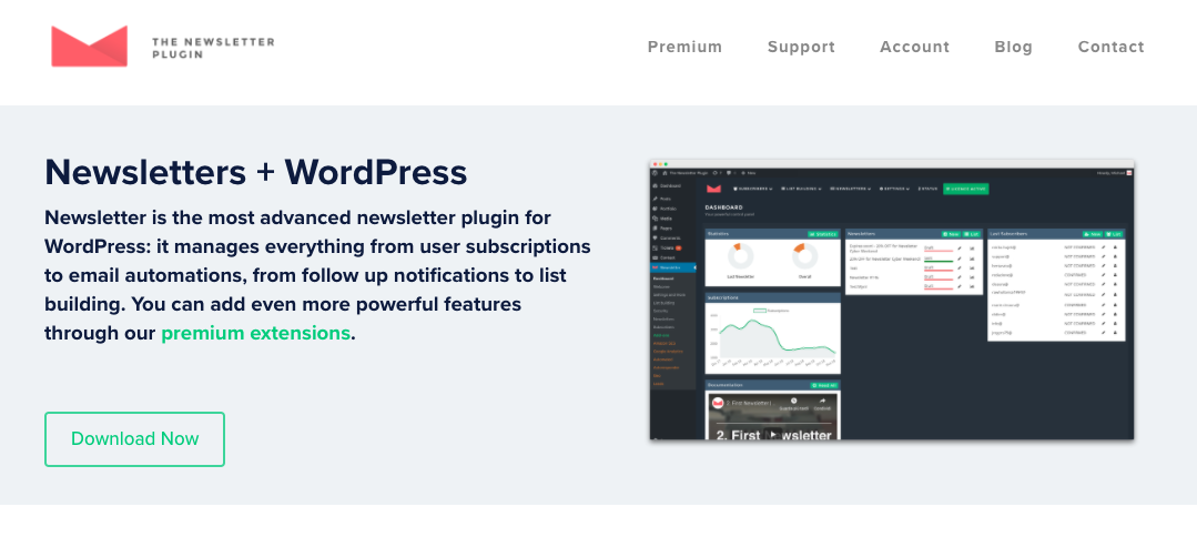 newsletter wordpress plugin