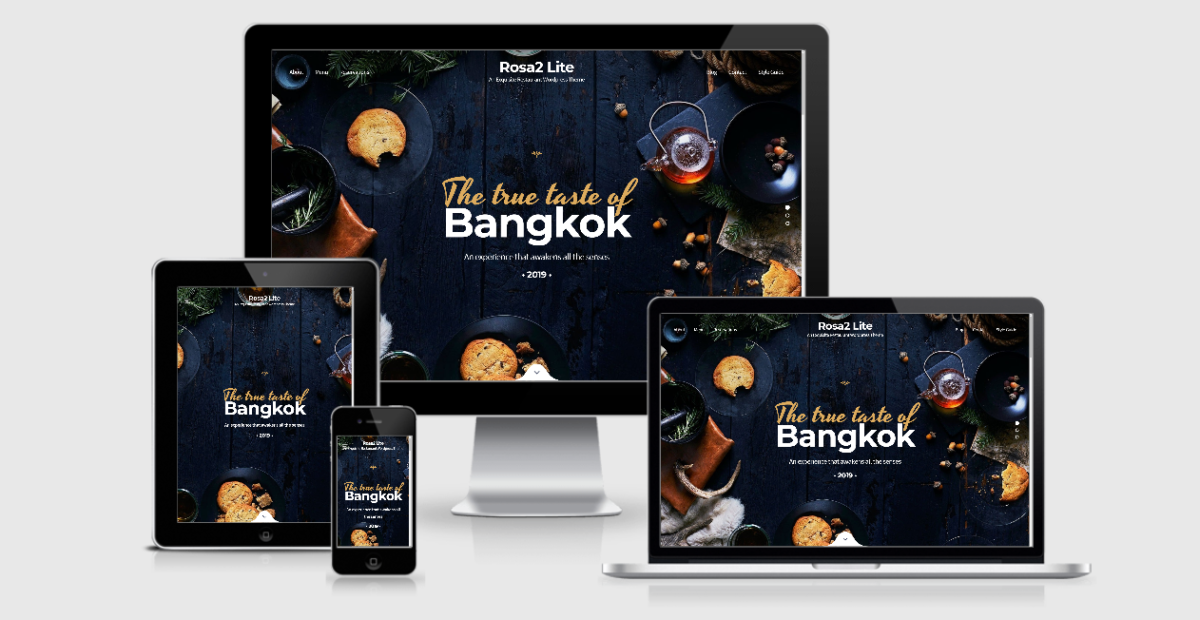 rosa wordpress restaurant theme