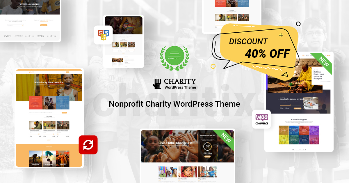 Charity off 40%