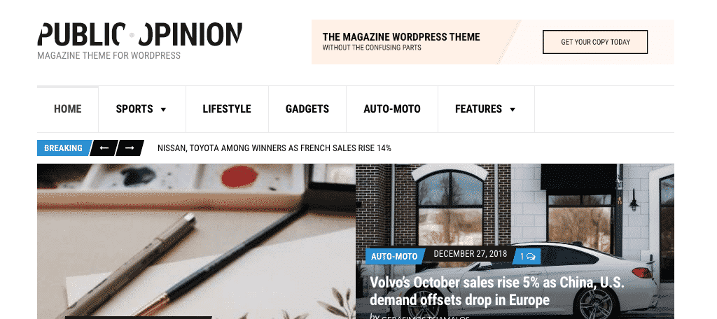 public onion wordpress newspaper theme